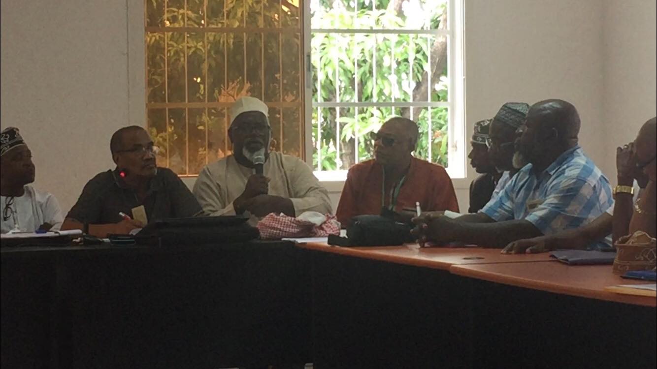 Délégation mahoraise 