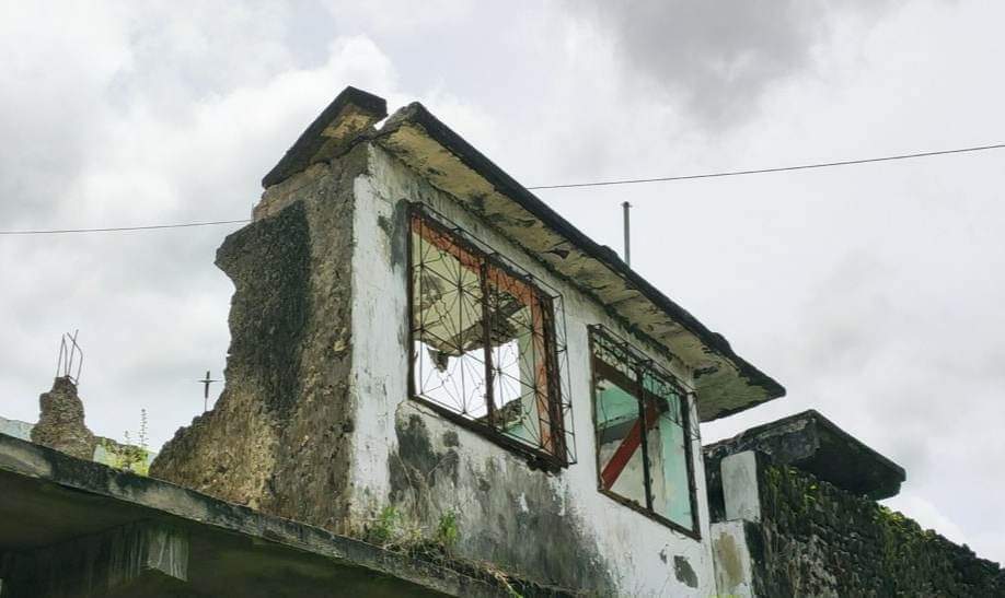 Maison mutsamudu en ruine