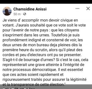 Post du gouverneur annis chamsidine 