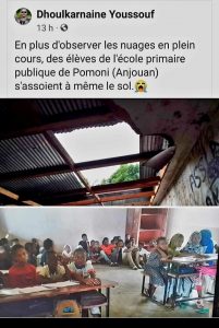 École délabré anjouan